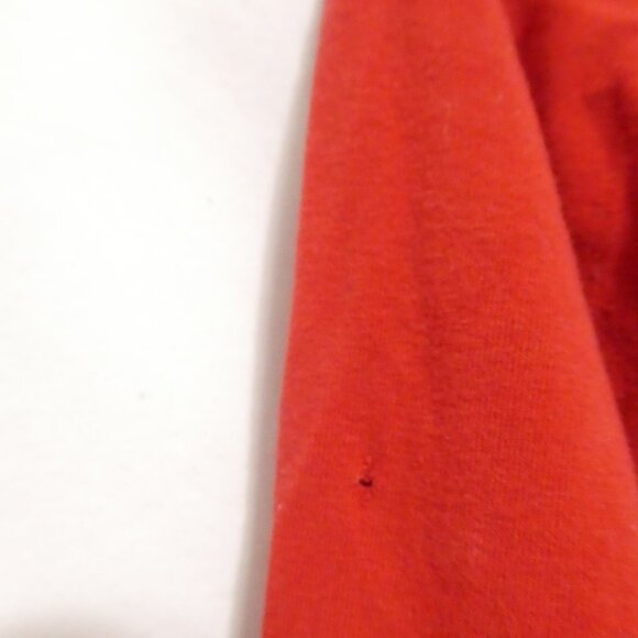 H&M | size 4 | Red Long Sleeve Scoop Neck Tee / T-Shirt - Picture 16 of 16